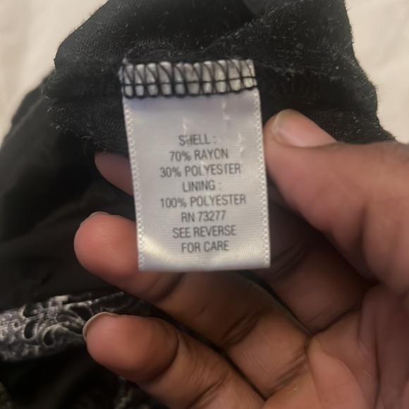 cute black and silver velvet tank top(really soft) - Picture 5 of 5